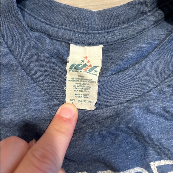 ‼️THRIFT STORE MAKE OFFER Band Tees LED Zeppelin AC DC Stones Crop Flag Shirt S - Picture 6 of 9